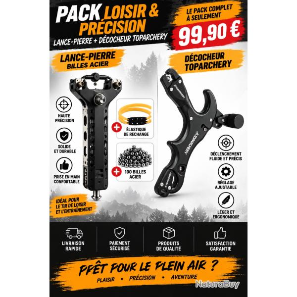 Kit lance pierre a bille acier 8mm