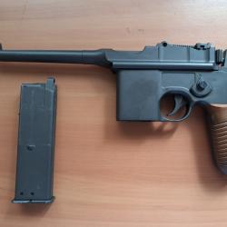 R&eacute;plique HFC Mauser C96 &agrave; gaz - 1� sans prix de r&eacute;serve !!