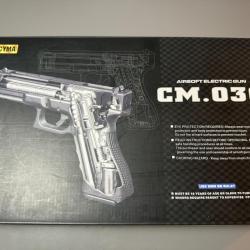 Pistolet Airsoft electric gun CM.030 CYMA Dans sa bo&icirc;te d'origine.
