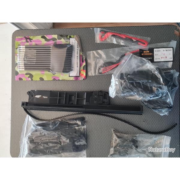 Pistolet Arbal�te PSE Archery Viper SS 50 lbs - Kit Complet + Cordes, Fl�ches & Cible