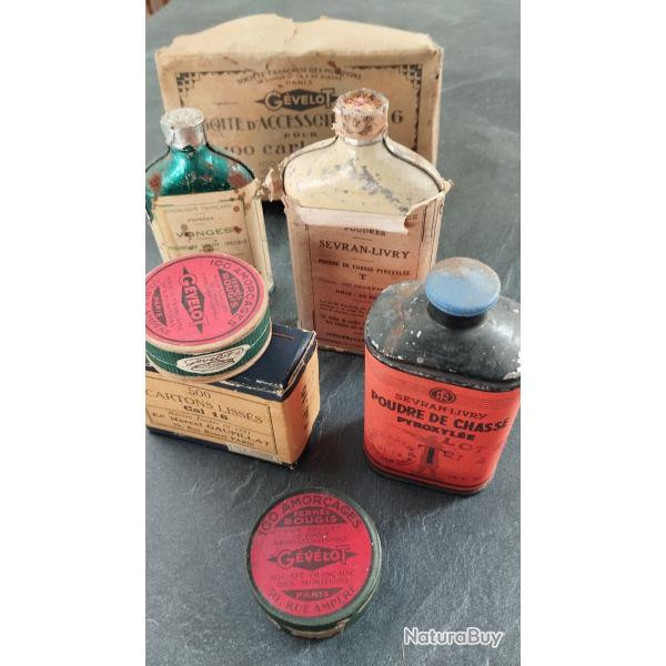 Accessoires de rechargement ancien calibre 16 .