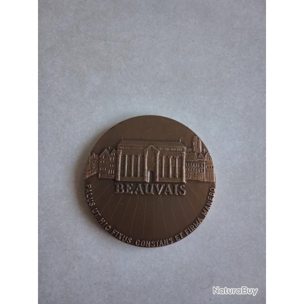 M�daille de Beauvais en bronze