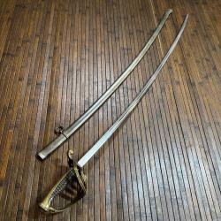 Sabre Officier Cavalerie Mle 1822 / 1882 Achat Priv&eacute; � Garde &laquo; &agrave; la Nancy &raquo; � Coulaux / G. Barr&eacute;