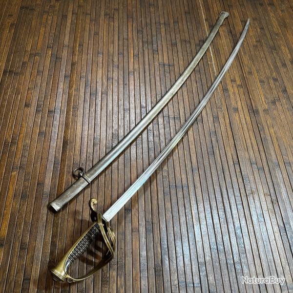 Sabre Officier Cavalerie Mle 1822 / 1882 Achat Priv� � Garde � � la Nancy � � Coulaux / G. Barr�