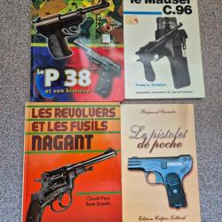 4 livres sur les armes de poing