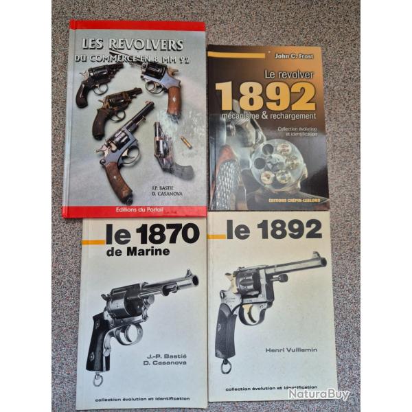 4 Livres sur les revolver