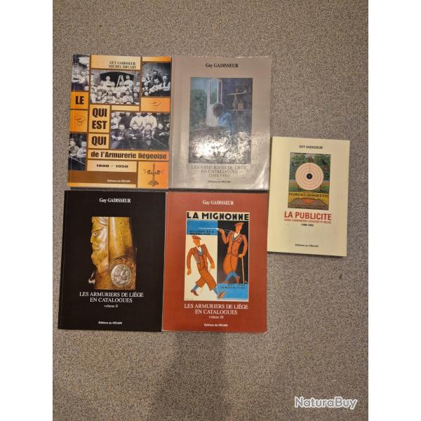 5 livres sur les armuriers de li�ge