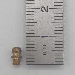 Guidon grain d'orge en laiton : filetage 3mm.