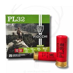 25 cartouches PL32 Cal.12 32G BJ FIOCCHI 7.5