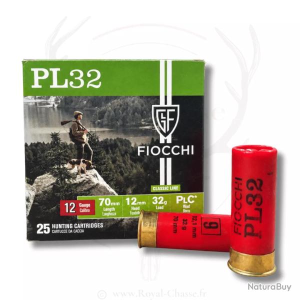 25 cartouches PL32 Cal.12 32G BJ FIOCCHI 09
