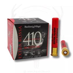 25 cartouches EXTRA ROSSA CAL 410 MAG 21G BJ B&P 9.5