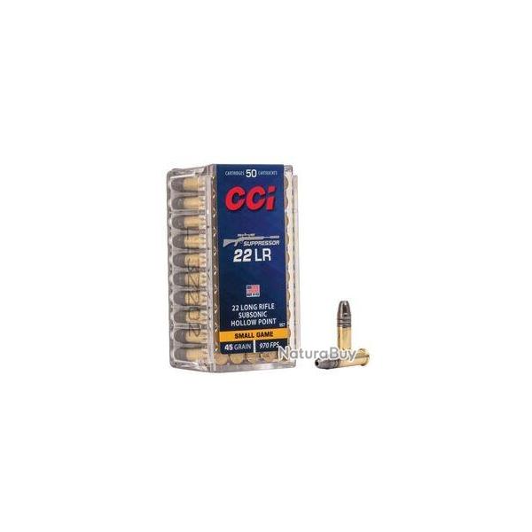 CCI 22LR 45GR SUPPRESSOR X50