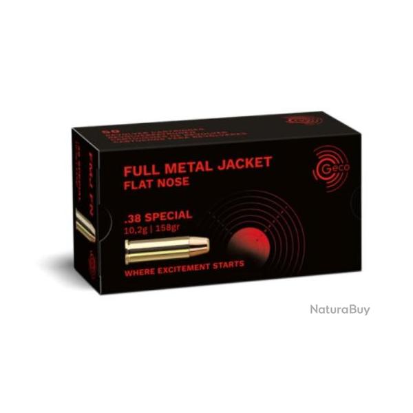 GECO 38 SPECIAL FMJ 158GR X 50