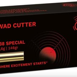 GECO 38 SPECIAL WAD CUTTER X 50