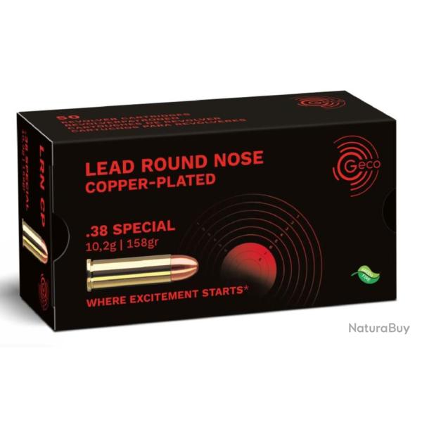 GECO 38 SPECIAL LRN CP 158GR X50