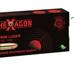 GECO 9X19 HEXAGON 124GR X 50