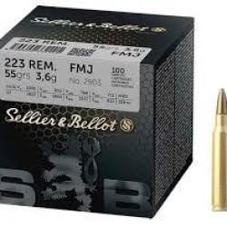 SELLIER ET BELLOT 223 REM 55GR X 100