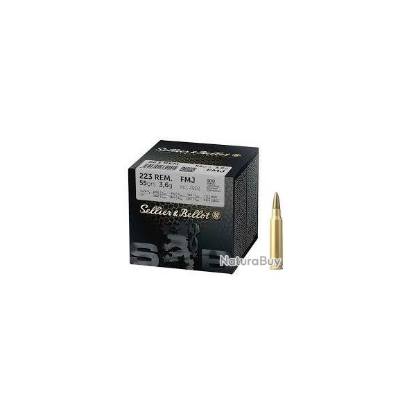 SELLIER ET BELLOT 223 REM 55GR X 100