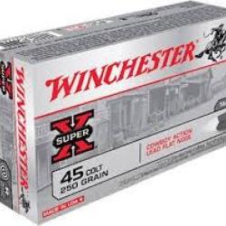 WINCHESTER 45 COLT 250 GR X 50