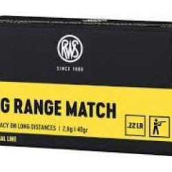 RWS 22LR LONG RANGE MATCH X 50