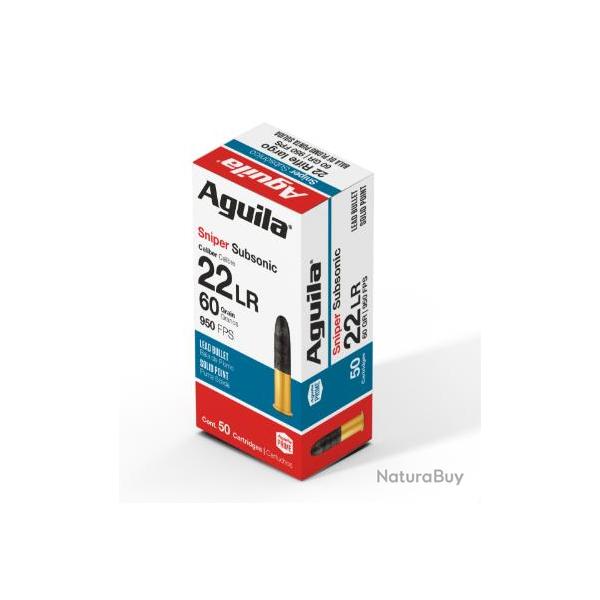 AGUILLA 22LR SUBSONIC 60GR X 50