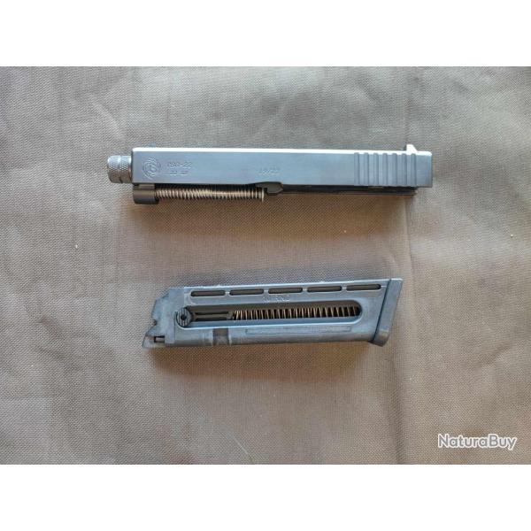 CONVERSION TACTICAL SOLUTION 22LR POUR GLOCK 19 + SILENCIEUX B&T (OCCASION)