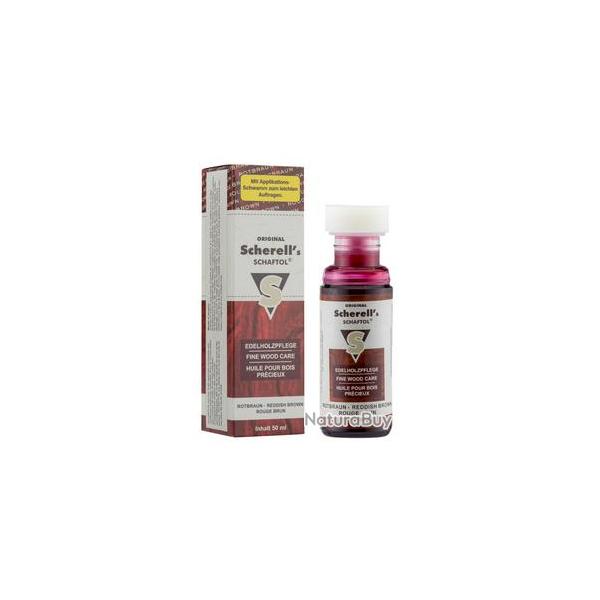 SCHAFTOL HUILE POUR BOIS PRECIEUX ROUGE BRUN 50ML