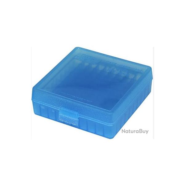 MCM CASE-GARD BOITE MUNITION 100 CARTOUCHES A COUVERCLE POUR 22LR
