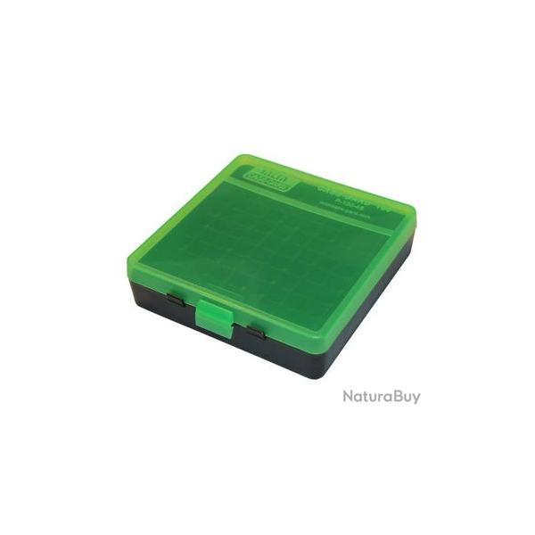 MTM CASE-GARD BOITE A MUNITION 100 CARTOUCHES A COUVERCLE POUR 41 44 45 LC