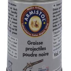 ARMISTOL GRAISSE PROJECTILES POUDRE NOIRE 250 ML