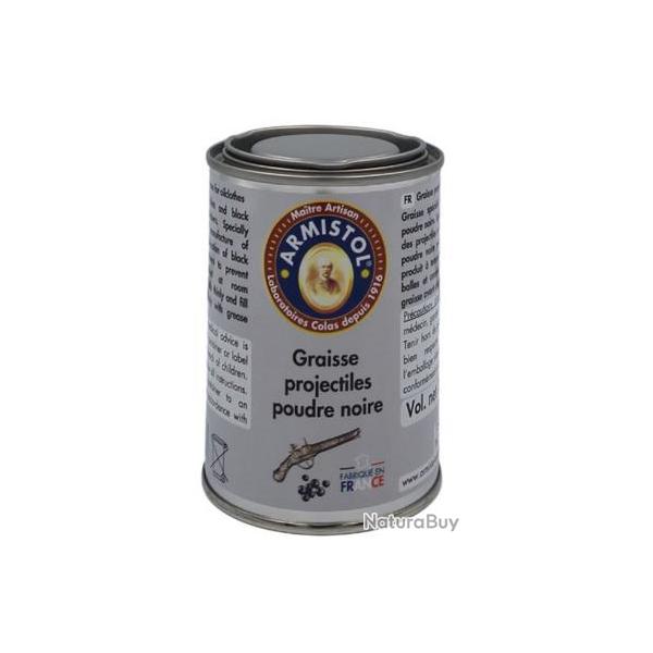 ARMISTOL GRAISSE PROJECTILES POUDRE NOIRE 250 ML