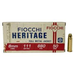 FIOCCHI 8MM FMJ 1892 111GR X 50