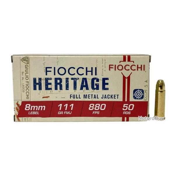 FIOCCHI 8MM FMJ 1892 111GR X 50