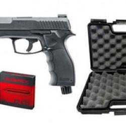 PISTOLET DEFENSE CO2 T4E HDP50 CAL. PACK 50 + 100 BILLES + 5 SPARCLETTES + MALLETTE