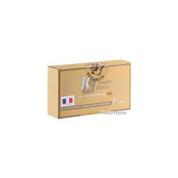 CARTOUCHE SOLOGNE KLASSIC NOSLER 222 REM 55GR 3.6G