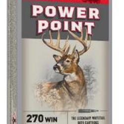 CARTOUCHE WINCHESTER POWER POINT 270WIN 150 GR