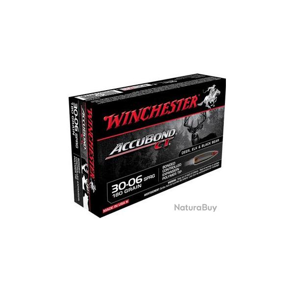 CARTOUCHE WINCHESTER ACCUBOND 30-06 180GR