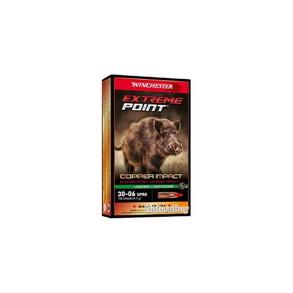 CARTOUCHE EXTREME POINT COPPER IMPACT 30-06 SPRG 150 GRAIN