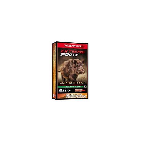 CARTOUCHE WINCHESTER EXTREM POINT LEAD FREE 30-06 180GR