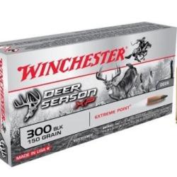 CARTOUCHES WINCHESTER 300 BLACKOUT 150GR DEER SEASON XP 1