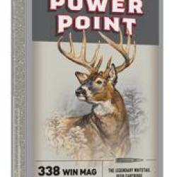 CARTOUCHES WINCHESTER POWER POINT 338WM 200GR