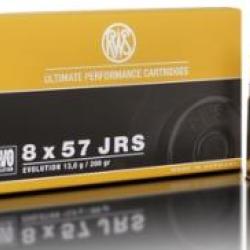 CARTOUCHES RWS 8x57 JRS HMK 12,1g