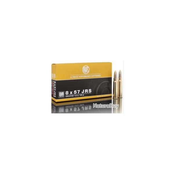 CARTOUCHES RWS 8x57 JRS HMK 12,1g