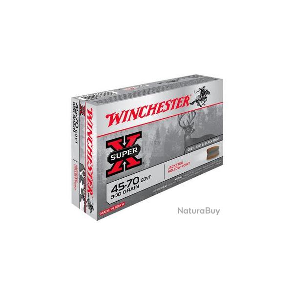 CARTOUCHES WINCHESTER 45-70Govt 300G JHP BT20/200