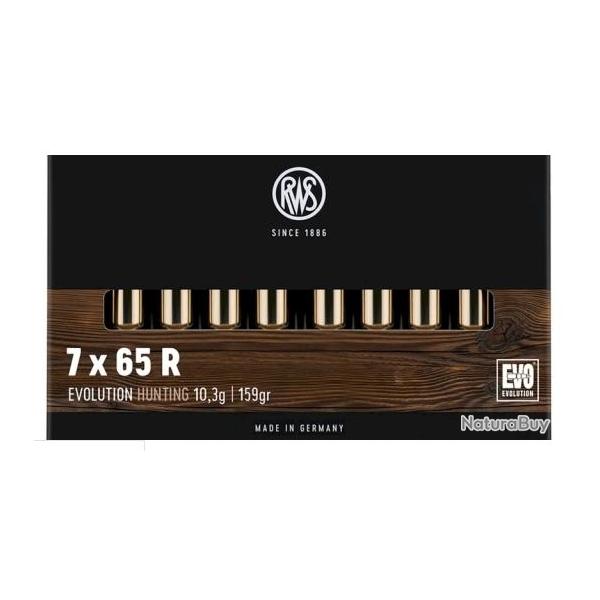 CARTOUCHES RWS 7X65R 159GR 10.3G EVOLUTION