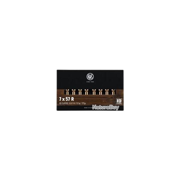 CARTOUCHES RWS 7X57R 184 ID CLASSIC
