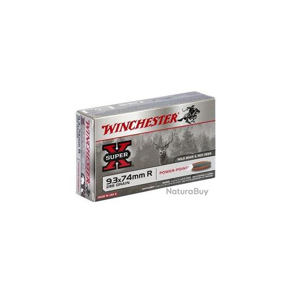 CARTOUCHES WINCHESTER POWER POINT 9.3X74R 286GR