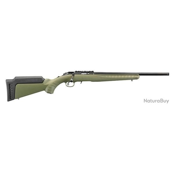 RUGER PRECISION RIMFIRE OD GREEN 22LR 46CM 10CPS 18" 1/2x28