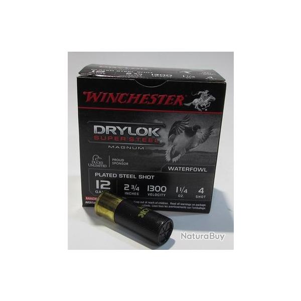 CARTOUCHES 12 2 3/4 SUPER STEEL 4 SHOT