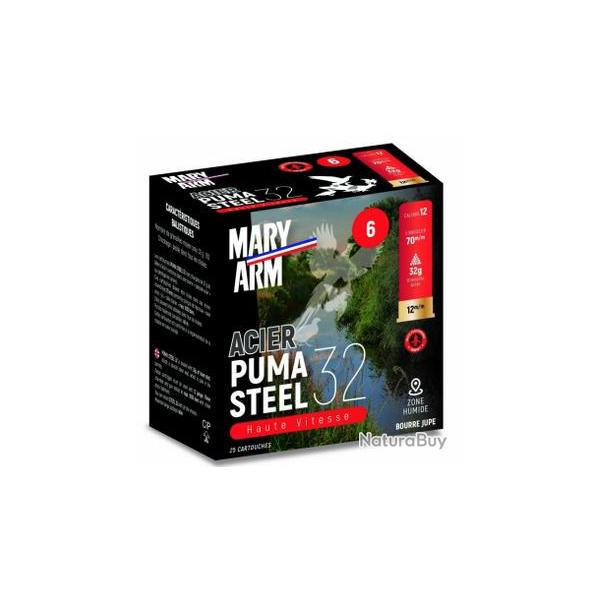 CARTOUCHES MARY ARM ACIER PUMA STEEL 32 CAL 12 N 6